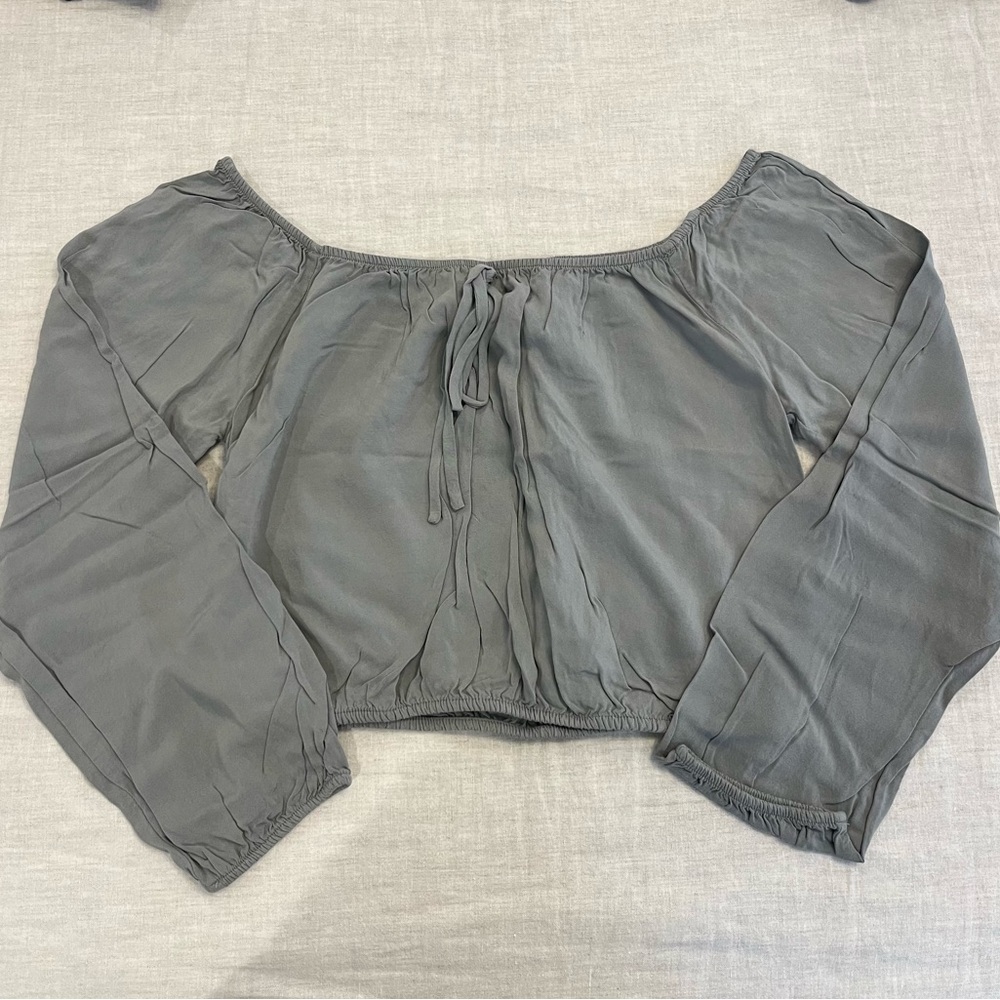 Long Sleeve Crop Top
